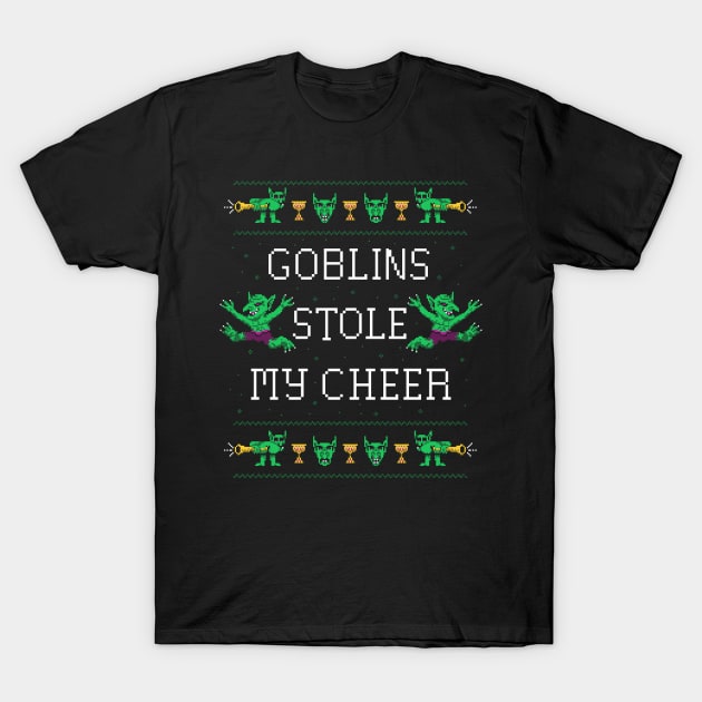 Goblins Stole My Cheer T-Shirt by Hillary White Rabbit